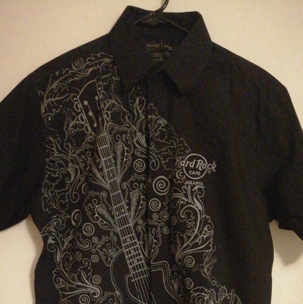 Hard Rock Cafe Jakarta short sleeve Men Shirt